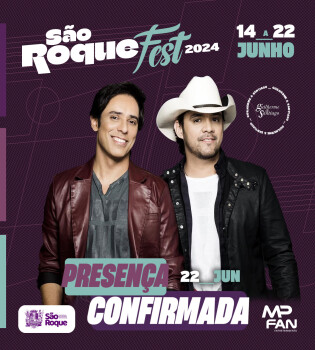 São  Roque  Fest  2024 - 22/06 Guilherme e Santiago