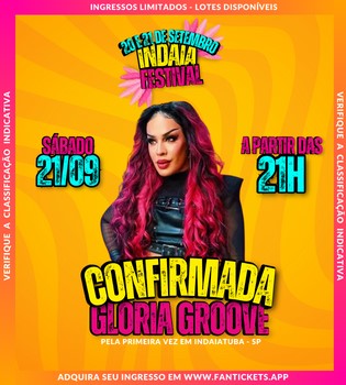 Indaia Festival 21/09 - Glória Groove
